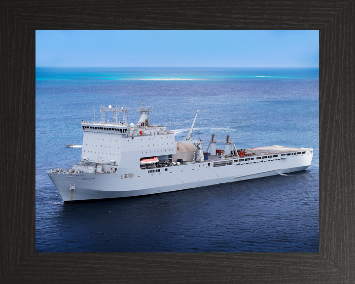 RFA Mounts Bay L3008 Bay Class Ship July 2018 Port View