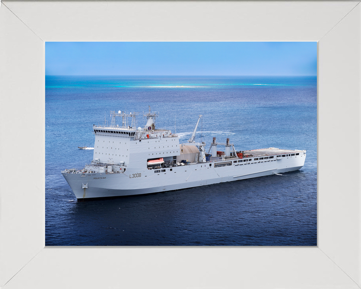 RFA Mounts Bay L3008 Bay Class Ship July 2018 Port View
