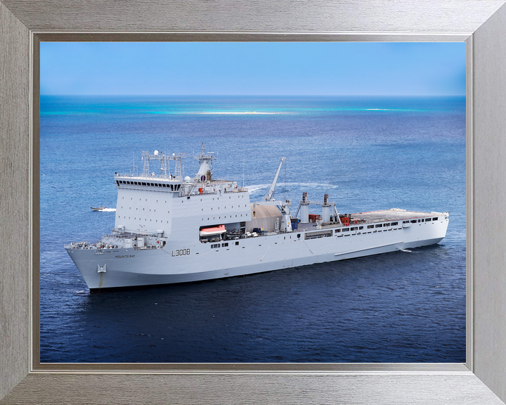 RFA Mounts Bay L3008 Bay Class Ship July 2018 Port View