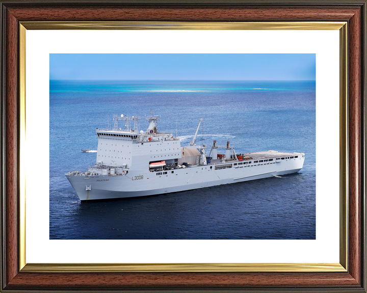 RFA Mounts Bay L3008 Bay Class Ship July 2018 Port View