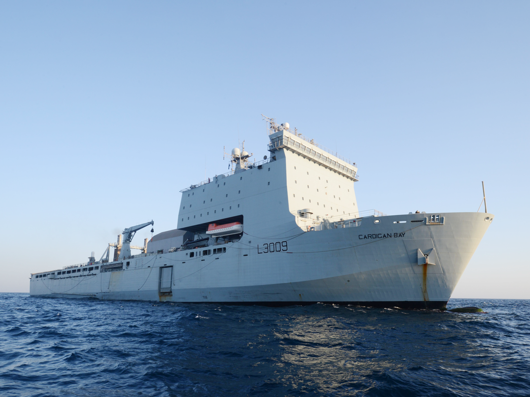 RFA Cardigan Bay L3009 Bay Class Ship 2007 Starboard View