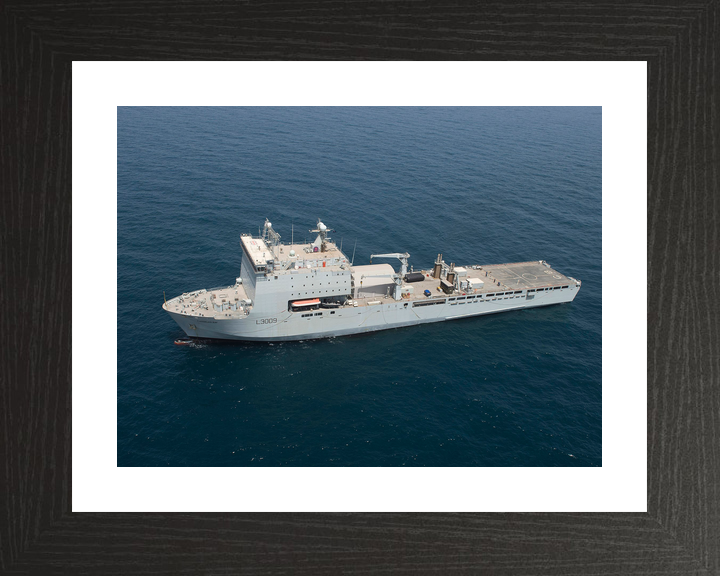 RFA Cardigan Bay L3009 Bay Class Ship Port Side View