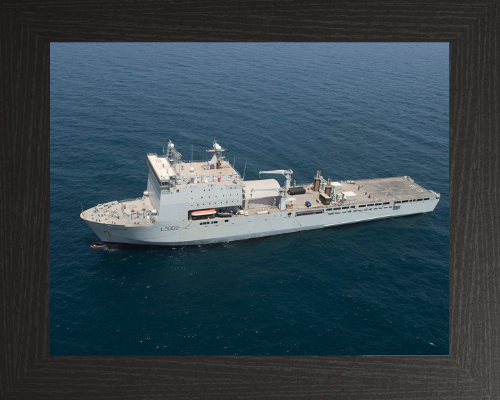RFA Cardigan Bay L3009 Bay Class Ship Port Side View