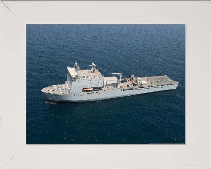RFA Cardigan Bay L3009 Bay Class Ship Port Side View