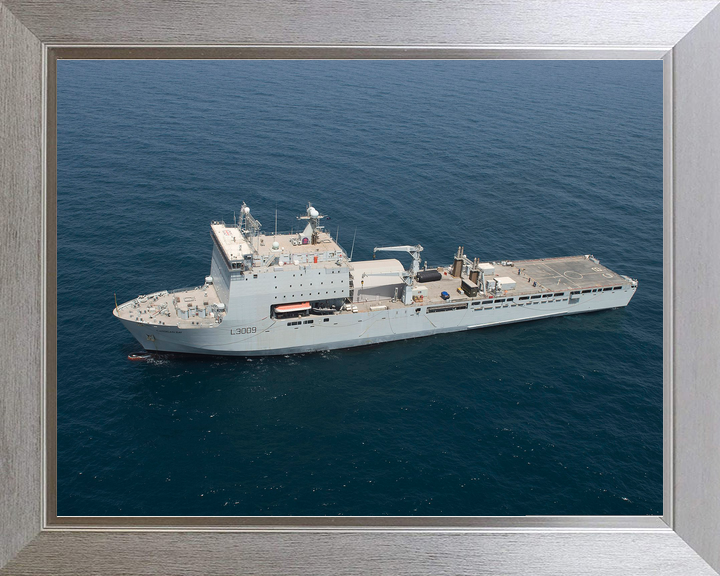 RFA Cardigan Bay L3009 Bay Class Ship Port Side View
