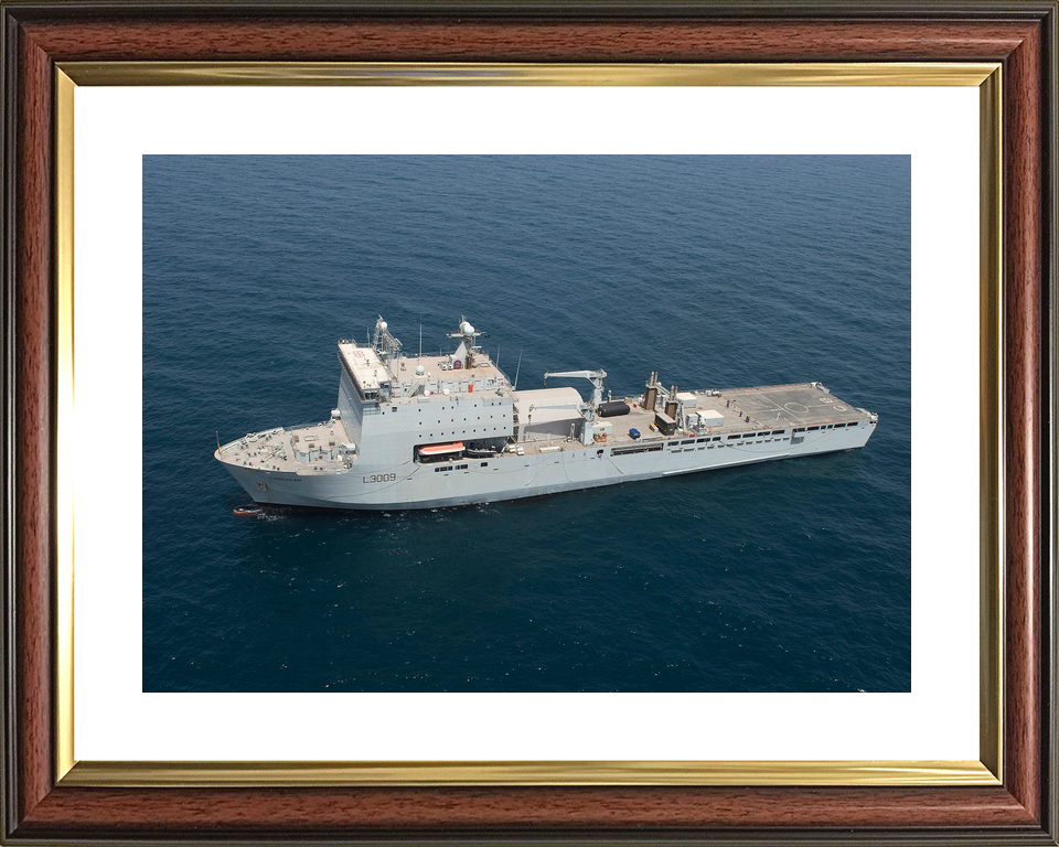 RFA Cardigan Bay L3009 Bay Class Ship Port Side View