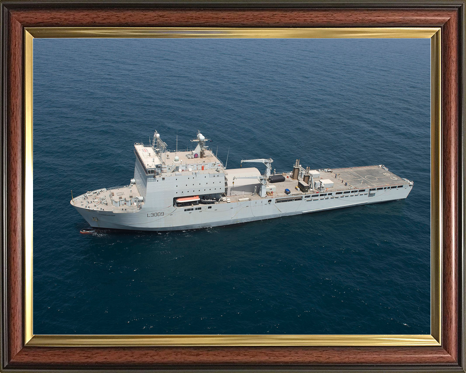 RFA Cardigan Bay L3009 Bay Class Ship Port Side View