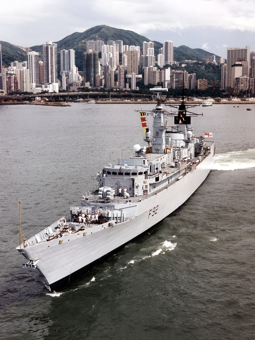 HMS Boxer (F92) Royal Navy Type 22 Frigate Leaving Port Photo Print Wall Art Decor Posters, Prints, & Visual Artwork Hampshire Prints 6 x 4 No Frame No