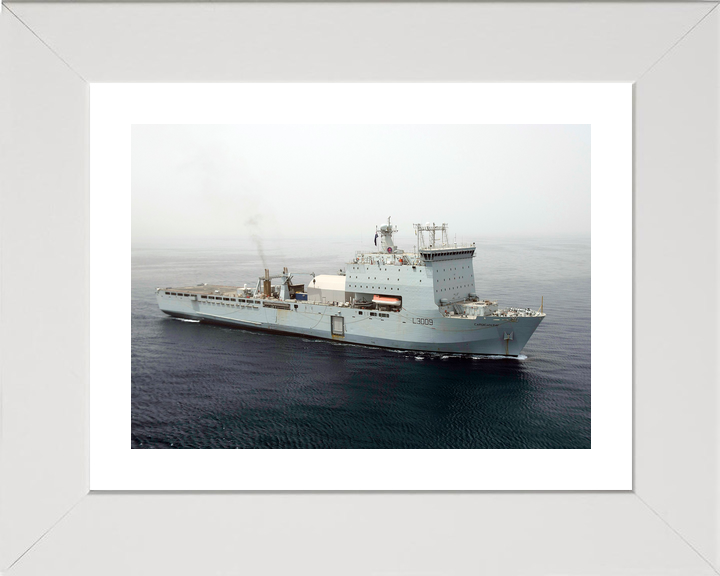 RFA Cardigan Bay L3009 Bay Class Ship High Starboard Bow View