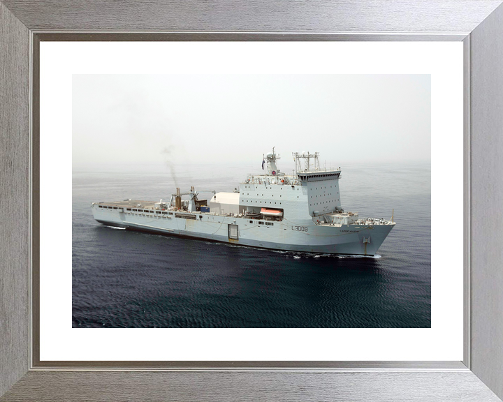 RFA Cardigan Bay L3009 Bay Class Ship High Starboard Bow View