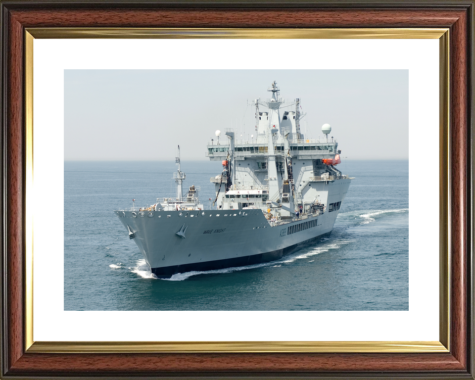 RFA Wave Knight A389 Wave Class Tanker July 2006 High Port Bow View