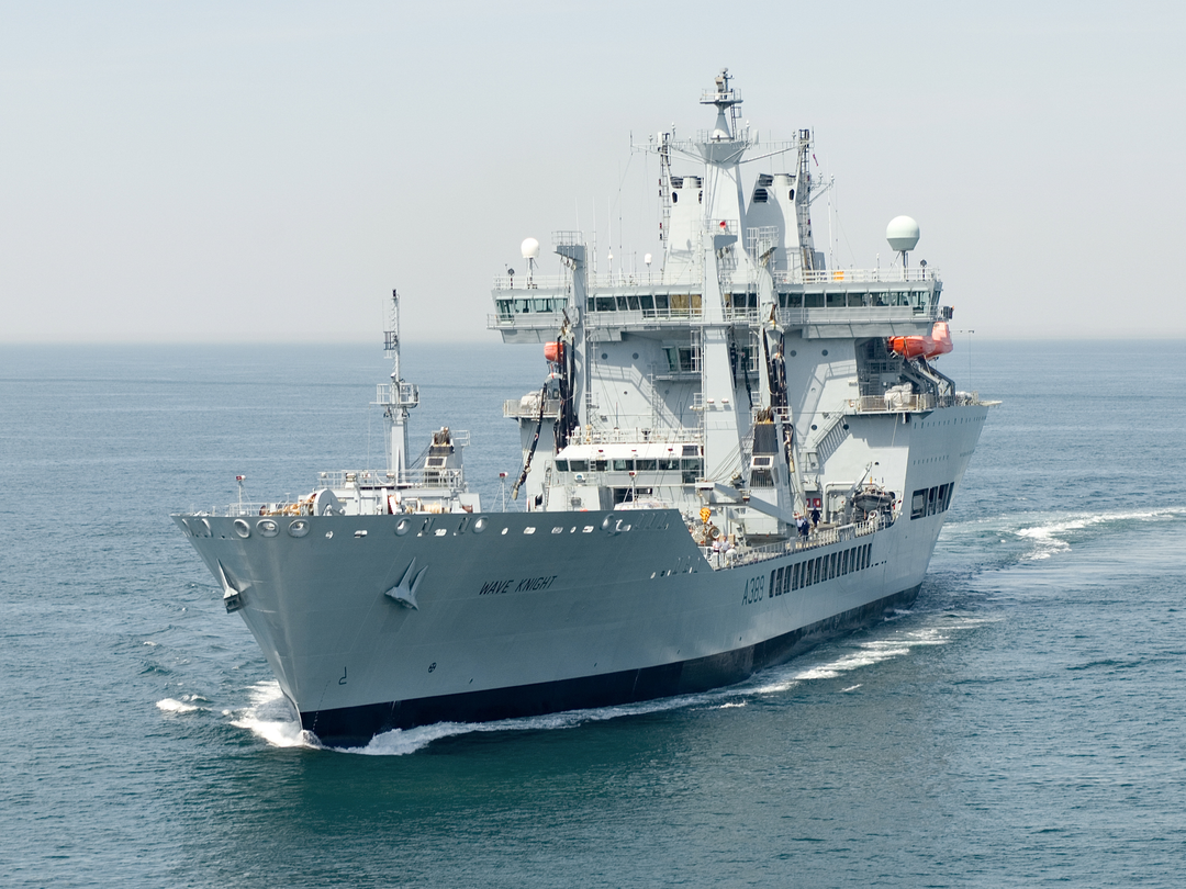 RFA Wave Knight A389 Wave Class Tanker July 2006 High Port Bow View Photo Print - Posters, Prints, & Visual Artwork - by Hampshire Prints (image 1 of 9)