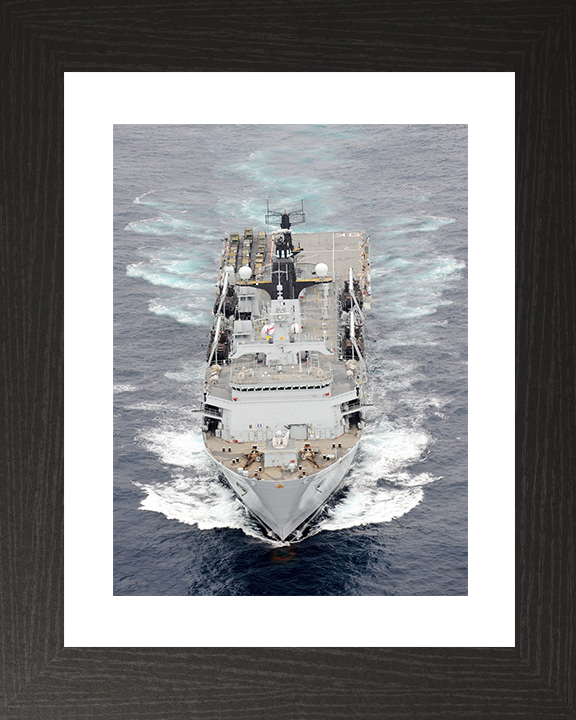 HMS Bulwark (L15) Royal Navy Albion Class Amphibious Ship High Bow View Photo Print Wall Art Decor Posters, Prints, & Visual Artwork Hampshire Prints 10 x 8 Black Frame Yes