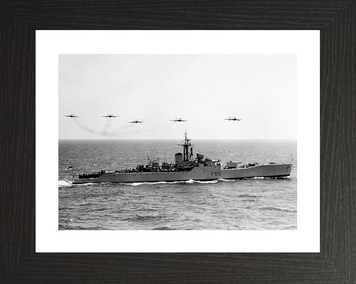 HMS Tenby F65 Royal Navy Whitby Class Frigate Photo Print or Framed Print - Hampshire Prints