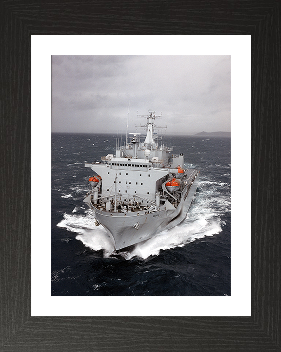 RFA Argus (A135) Photo Print - At Sea 2009 - Royal Fleet Auxiliary Casualty Class Ship Posters, Prints, & Visual Artwork Hampshire Prints 10 x 8 Black Frame Yes