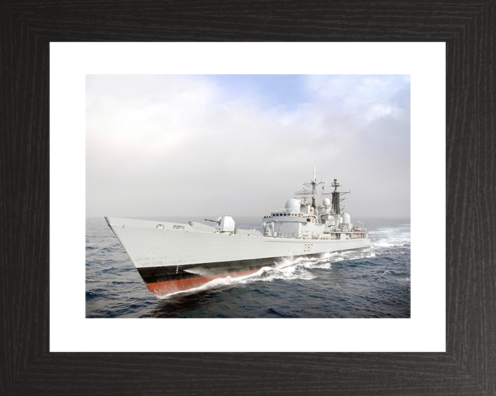 HMS Edinburgh (D97) Royal Navy Type 42 Destroyer At Speed Photo Print Wall Art Decor Posters, Prints, & Visual Artwork Hampshire Prints 10 x 8 Black Frame Yes