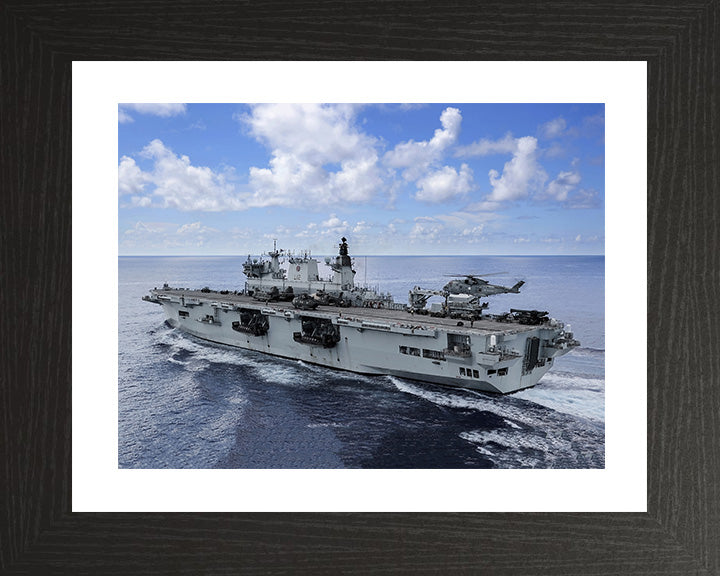 HMS Ocean L12 Royal Navy helicopter carrier Photo Print or Framed Photo Print - Hampshire Prints