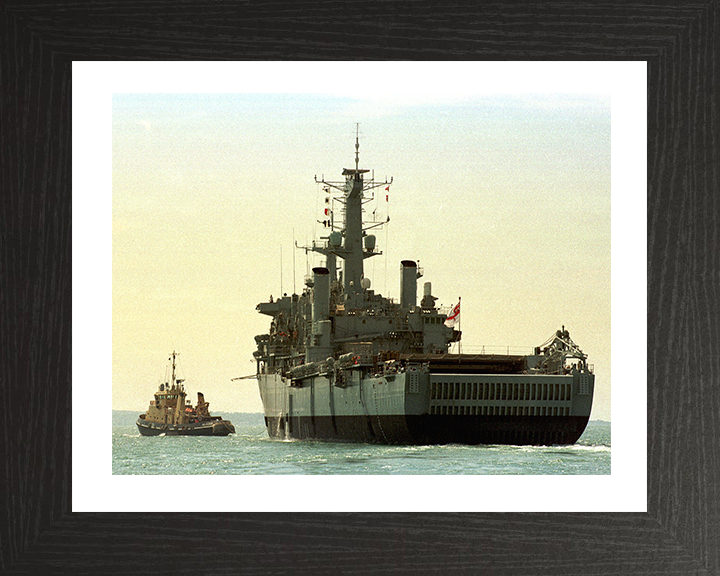 HMS Fearless (L10) Photo Print - Under Tow 2001 - Royal Navy Fearless Class Landing Platform Dock