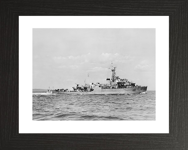 HMS Cardigan Bay (K630) Royal Navy Bay Class Frigate Starboard View Photo Print Wall Art Decor Posters, Prints, & Visual Artwork Hampshire Prints 10 x 8 Black Frame Yes