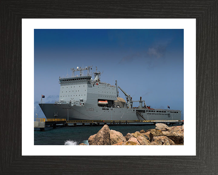 RFA Mounts Bay L3008 | Photo Print | Framed Print | Bay Class | Auxiliary Dock | Royal Fleet Auxiliary Hampshire Prints