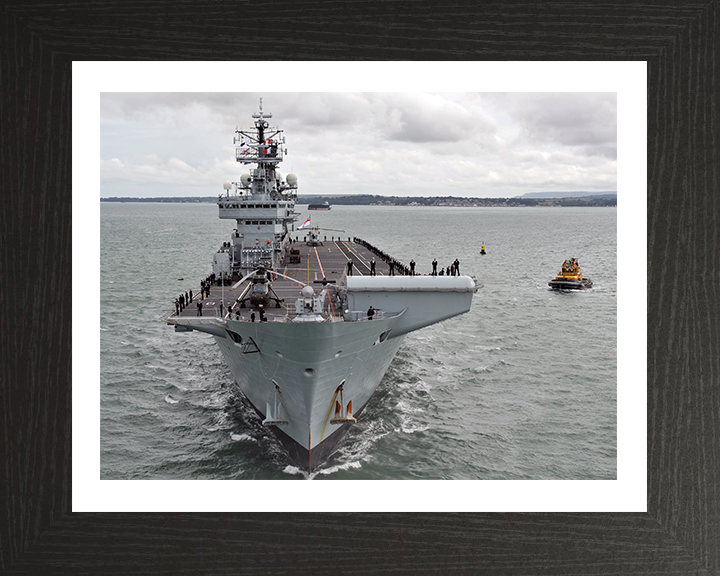 HMS Illustrious R06 | Photo Print | Framed Print | Invincible Class | Aircraft Carrier | Royal Navy Hampshire Prints