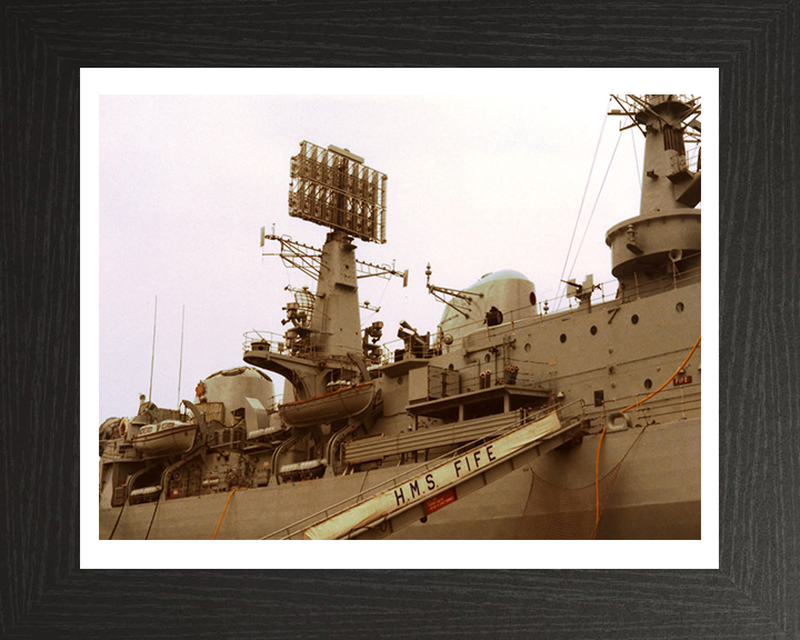 HMS Fife D20 | Photo Print | Framed Print | Poster | County Class | Destroyer | Royal Navy Hampshire Prints