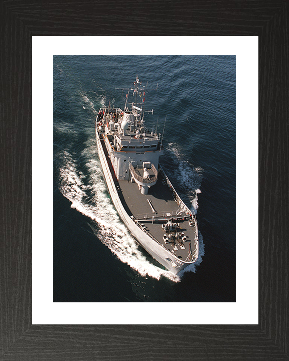 HMS Shetland (P298) Photo Print - From Above - Royal Navy Island Class Patrol Vessel
