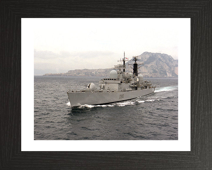 HMS Southampton (D90) Photo Print - Off Gibraltar 1997 - Royal Navy Type 42 Destroyer