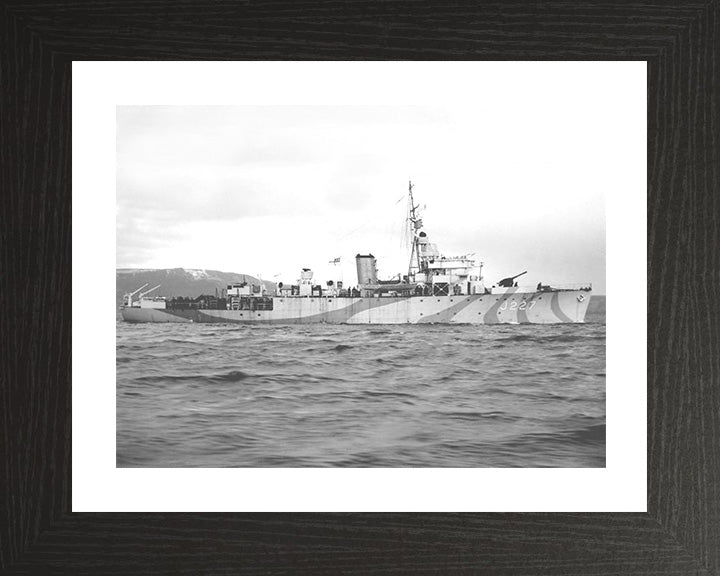 HMS Mutine J227 Royal Navy Algerine class minesweeper Photo Print or Framed Print - Hampshire Prints