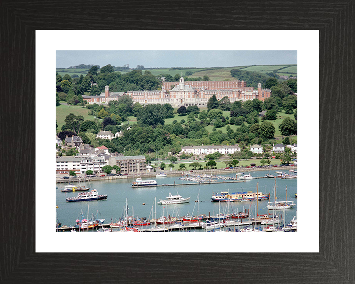 Britannia Royal Naval College Dartmouth and River Dart Photo Print - Royal Navy Training Establishment
