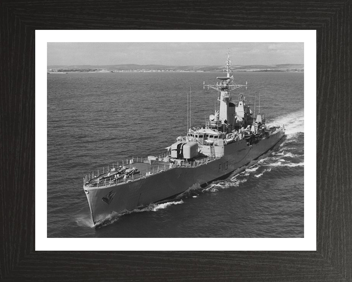 HMS Falmouth F113 Royal Navy Rothesay Class frigate Photo Print or Framed Print - Hampshire Prints