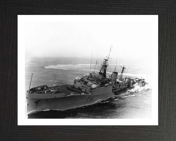 HMS Grafton F51 Royal Navy Blackwood class frigate Photo Print or Framed Print - Hampshire Prints