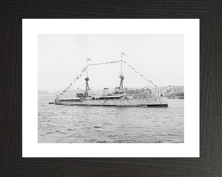 HMS Inflexible (1907) | Photo Print | Framed Print | Invincible Class | Cruiser | Royal Navy Hampshire Prints