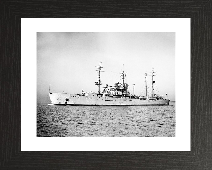 HMS Boxer (F121) Royal Navy Landing Ship Port Side View Photo Print Wall Art Decor Posters, Prints, & Visual Artwork Hampshire Prints 10 x 8 Black Frame Yes