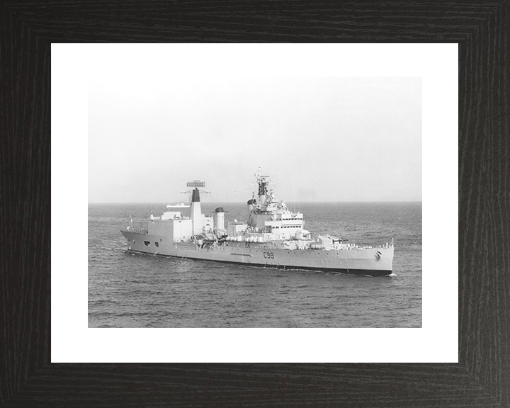 HMS Blake (C99) Royal Navy Tiger Class Light Cruiser Starboard View Photo Print Wall Art Decor Posters, Prints, & Visual Artwork Hampshire Prints 10 x 8 Black Frame Yes
