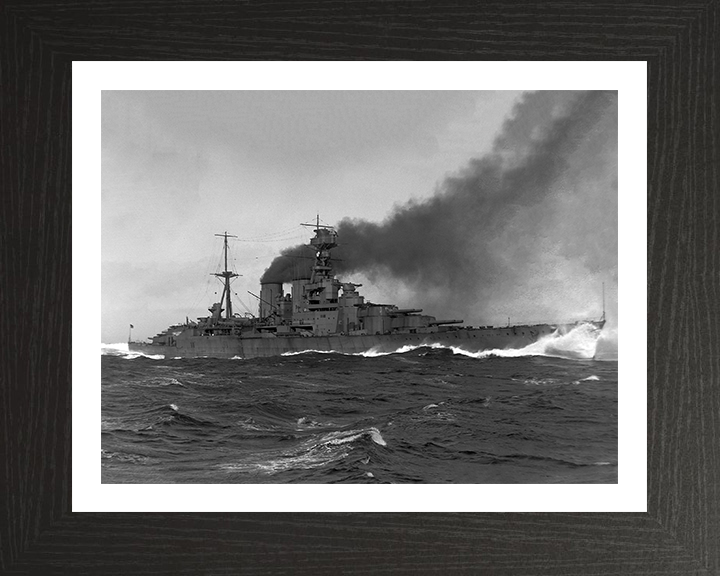 HMS Hood (51) | Photo Print | Framed Print | Admiral Class | Battlecruiser | Royal Navy Hampshire Prints