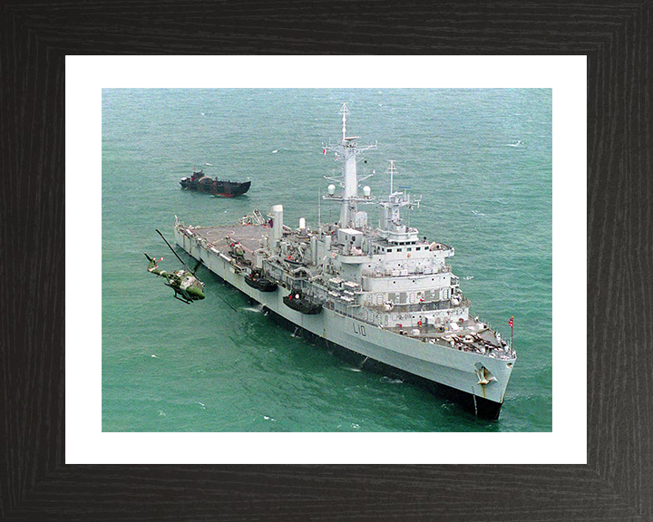HMS Fearless (L10) Photo Print - From Above 2001 - Royal Navy Fearless Class Landing Platform Dock
