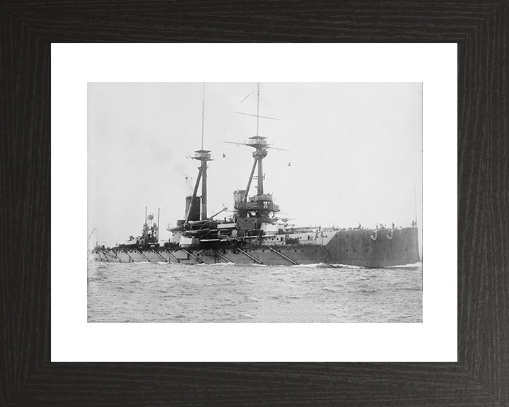 HMS Bellerophon (1907) | Photo Print | Framed Print | Bellerophon Class | Dreadnought | Royal Navy Hampshire Prints