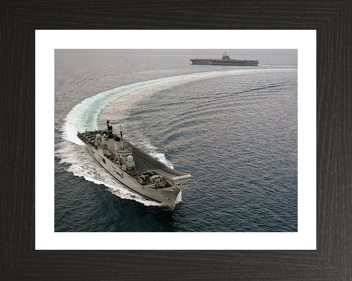 HMS Illustrious (R06) Photo Print - Arabian Gulf 1998 - Royal Navy Invincible Class Aircraft Carrier