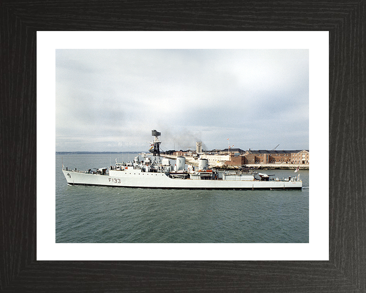 HMS Tartar (F133) Photo Print - Leaving Portsmouth - Royal Navy Tribal Class Frigate