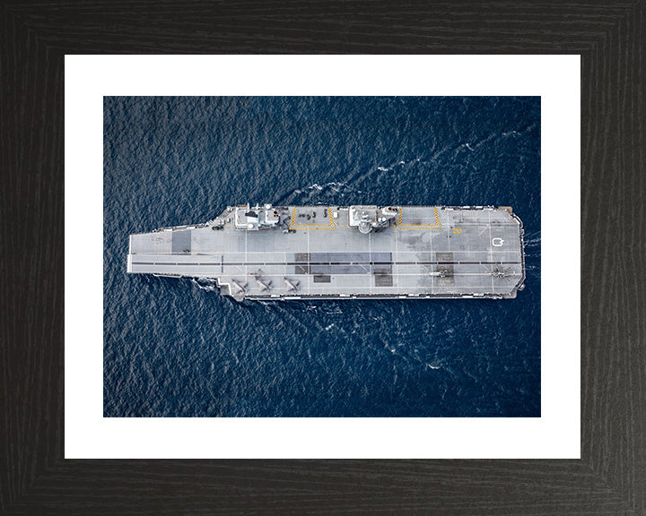 HMS Queen Elizabeth R08 Royal Navy Queen Elizabeth Class Aircraft Carrier Photo Print or Framed Print - Hampshire Prints