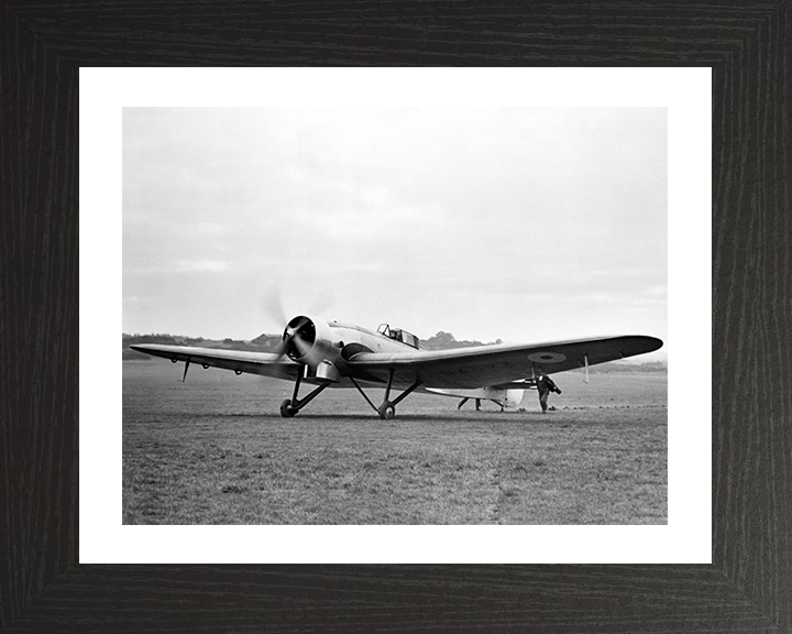 RAF Bristol Type 138 Plane Photo Print - Royal Air Force Aircraft Hampshire Prints 10 x 8 Black Frame Yes
