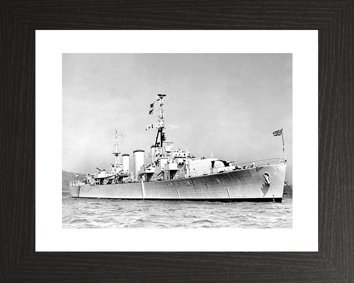 HMS Apollo (M01) Royal Navy Abdiel Class Minelayer Starboard View Warship Photo Print Wall Art Decor Posters, Prints, & Visual Artwork Hampshire Prints 10 x 8 Black Frame Yes