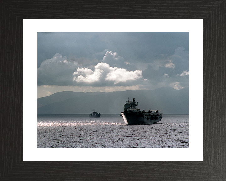 HMS Ocean (L12) Photo Print - Off Turkey 2000 - Royal Navy Landing Platform Helicopter