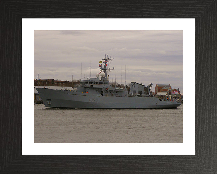 HMS Roebuck H130 | Photo Print | Framed Print | Coastal Survey Vessel | Royal Navy Hampshire Prints
