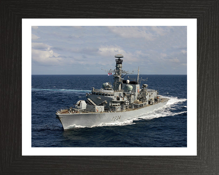 HMS Iron Duke F234 Royal Navy Type 23 frigate Photo Print or Framed Print - Hampshire Prints