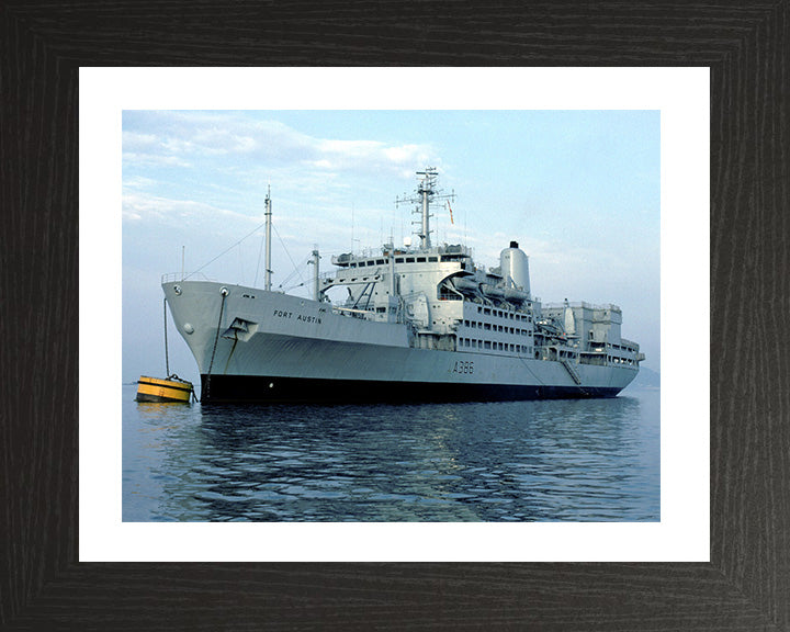 RFA Fort Austin A386 | Photo Print | Framed Print | Fort Rosalie Class | Royal Fleet Auxiliary Hampshire Prints