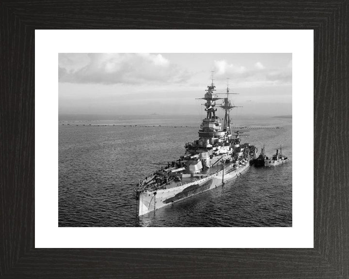 HMS Resolution (09) Royal Navy Revenge class battleship Photo Print or Framed Print - Hampshire Prints