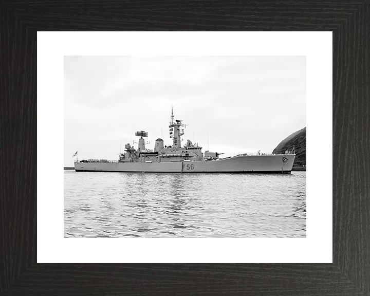 HMS Argonaut (F56) Royal Navy Leander Class Frigate Plymouth sound 1969 Photo Print Wall Art Decor Posters, Prints, & Visual Artwork Hampshire Prints 10 x 8 Black Frame Yes