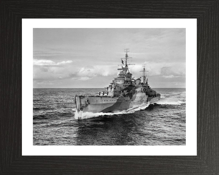 HMS Liverpool C11 Royal Navy Town class light cruiser Photo Print or Framed Print - Hampshire Prints